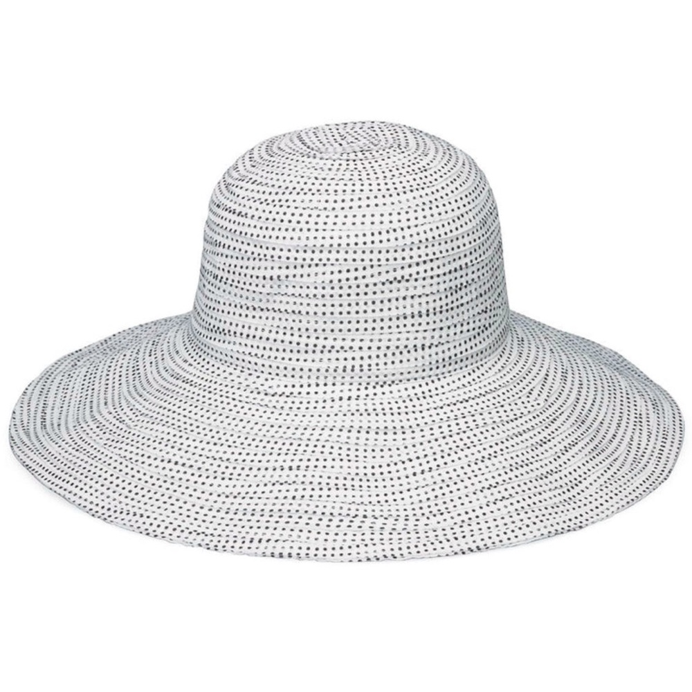 White Polka Dot Sun hat from Wallaroo Hat Company
